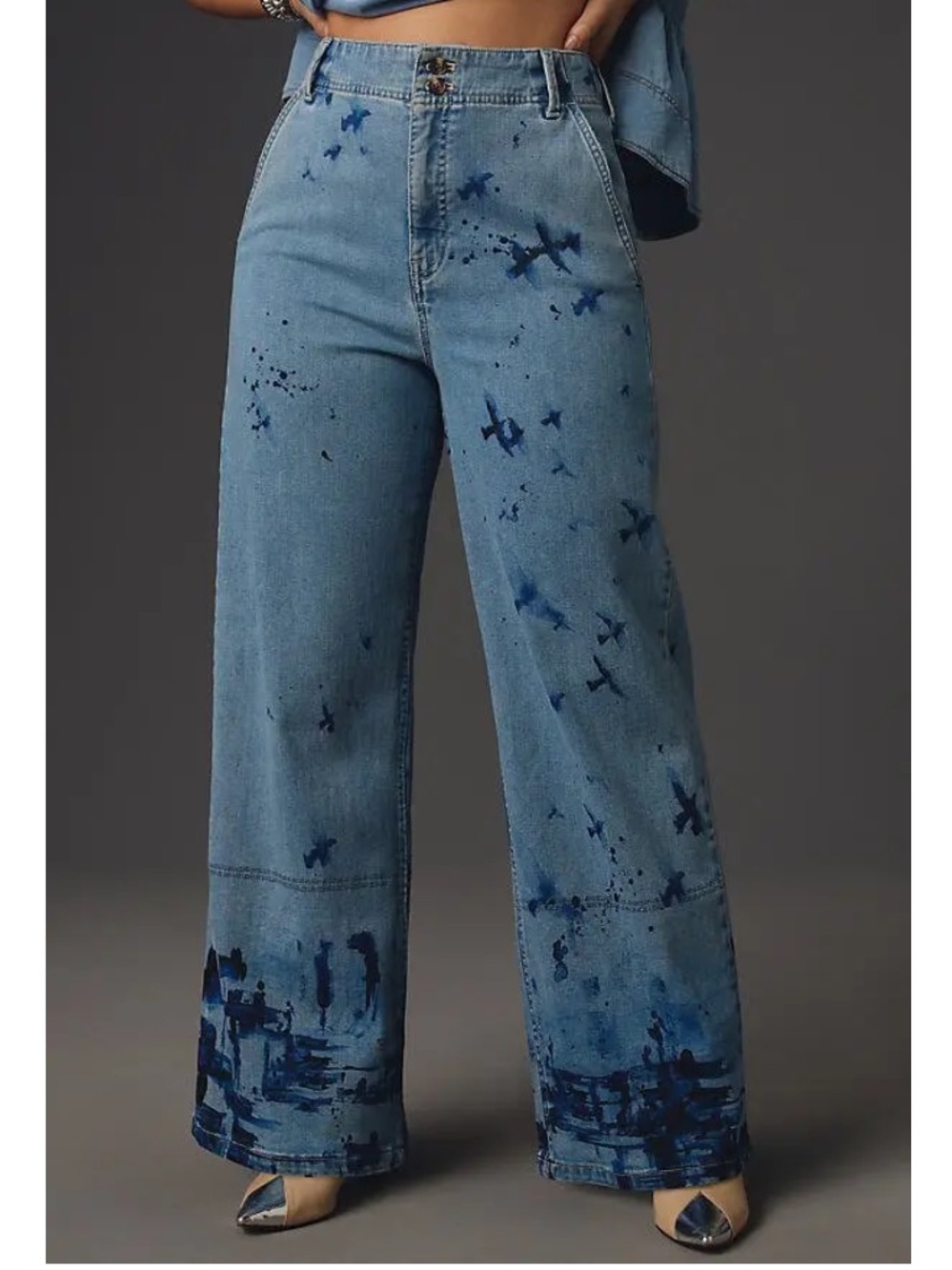 Manel Villalonga for Pilcro Eventide Trouser Wide Leg Jean